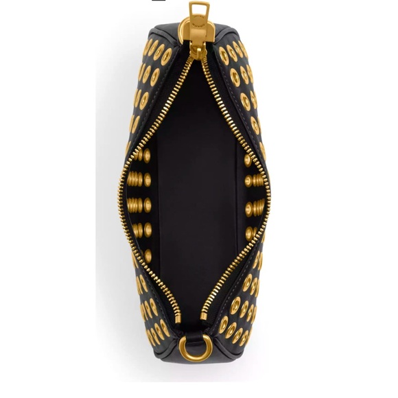 NWT COACH Teri Leather Shoulder Bag With Grommets - Picture 5 of 10